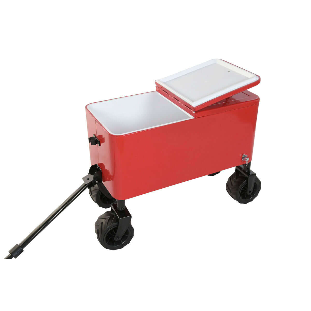 Bärbar kyl Home ESPRIT Svart Röd Metall polypropen 88 X 39 X 120 CM finns hos Aktivcamping
