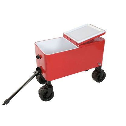 Bärbar kyl Home ESPRIT Svart Röd Metall polypropen 88 X 39 X 120 CM finns hos Aktivcamping