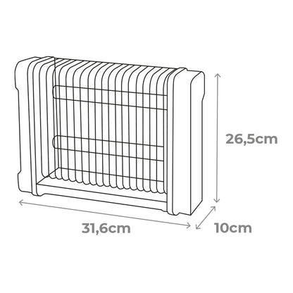 Elektrisk Myggfångare EDM Svart (31,6 x 10 x 26,3 cm)