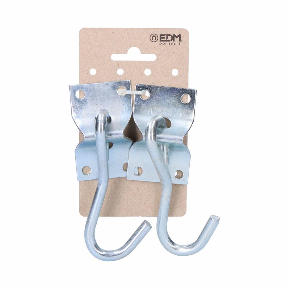 Hanging hook Hammock EDM Silver 70 x 45 mm (2 pieces)