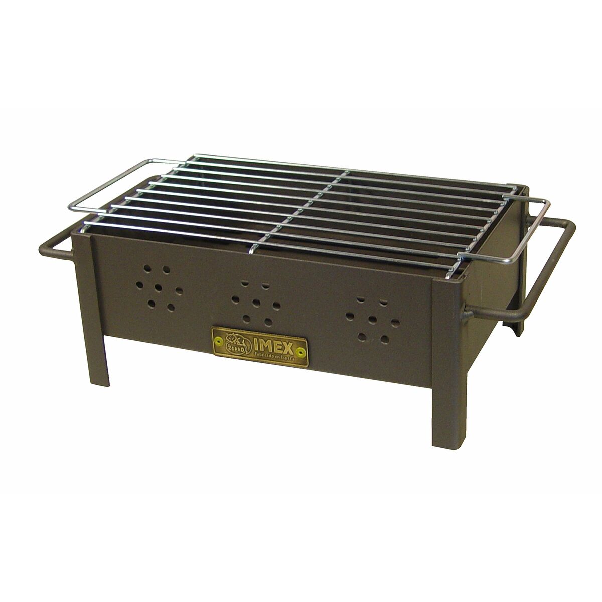 Grill Imex el Zorro Bordsgrill Askgrå Metall 31 x 21 x 14 cm