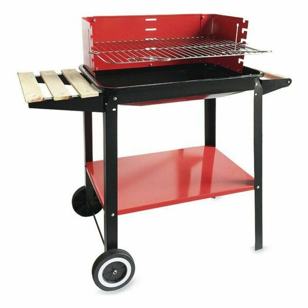 Charcoal grill with wheels Algon 58 x 38 x 72 cm