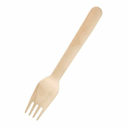 Disposable Cutlery Wood 36 pieces 16 x 2.8 x 1.8 cm