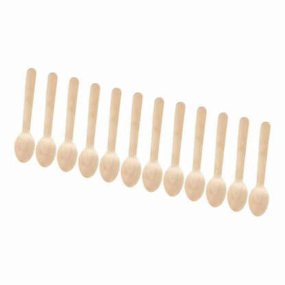 Disposable Cutlery Wood 36 pieces 16 x 3.3 x 1.7 cm