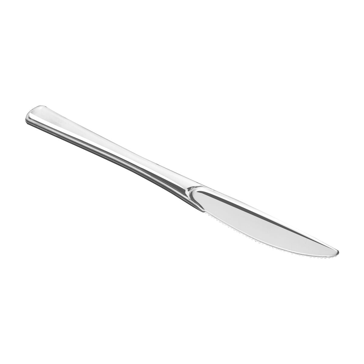 Knivset Algon Silvrig Återanvändningsbar 20 cm 50 antal