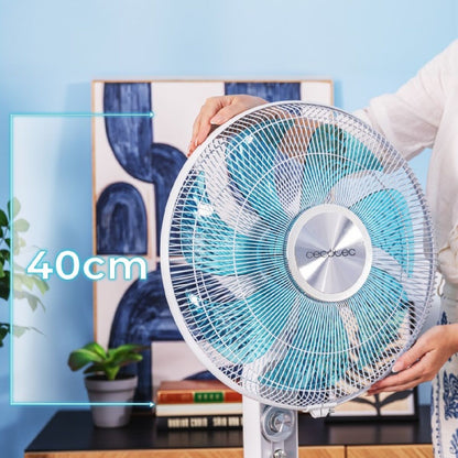 Stående Fläkt Cecotec EnergySilence 610 Max Flow Blå Vit 70 W finns hos Aktivcamping