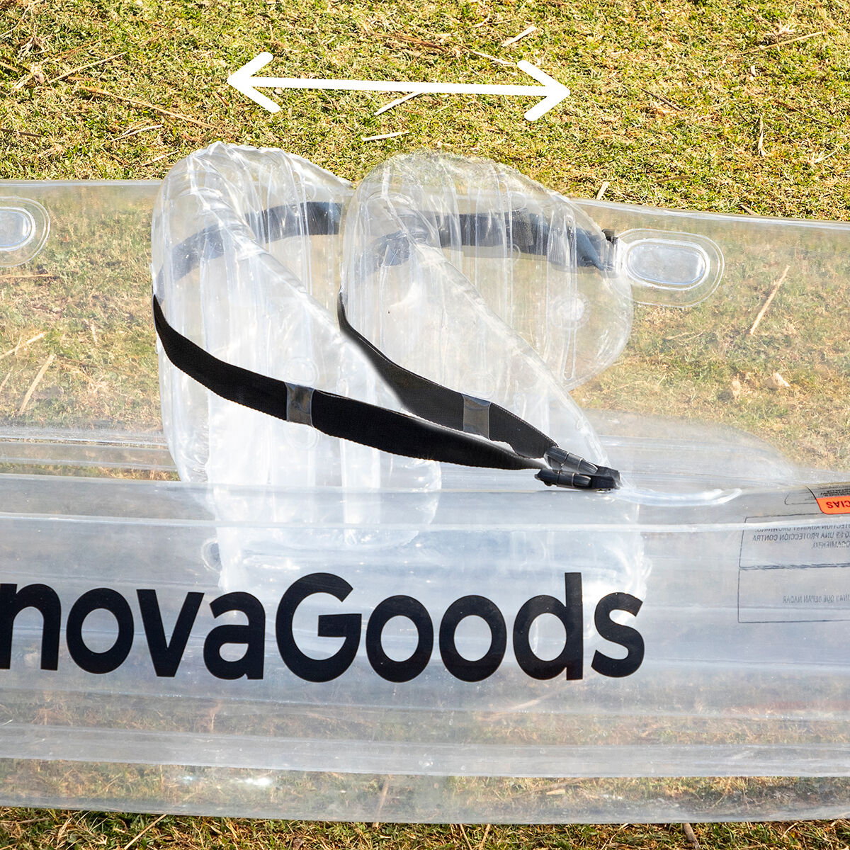 Uppblåsbar Transparent Kajak med tillbehör Paros InnovaGoods 312 cm 2 platser finns hos Aktivcamping