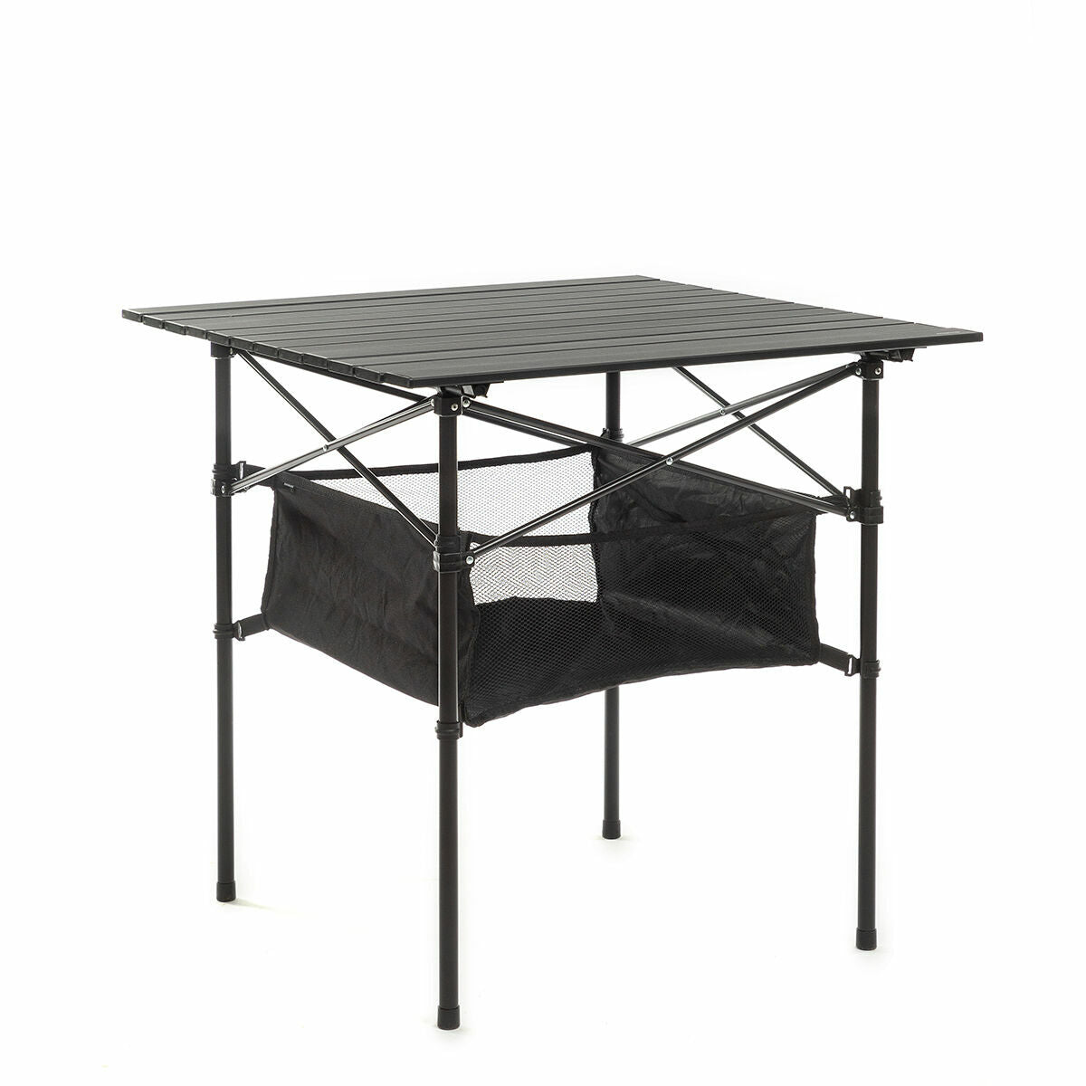 Folding camping table with basket and cover Folble InnovaGoods