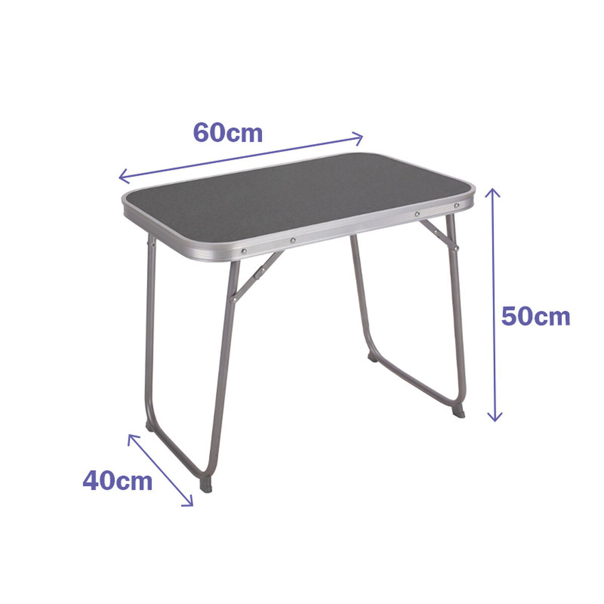 Folding table Marbueno 60 x 40 x 50 cm