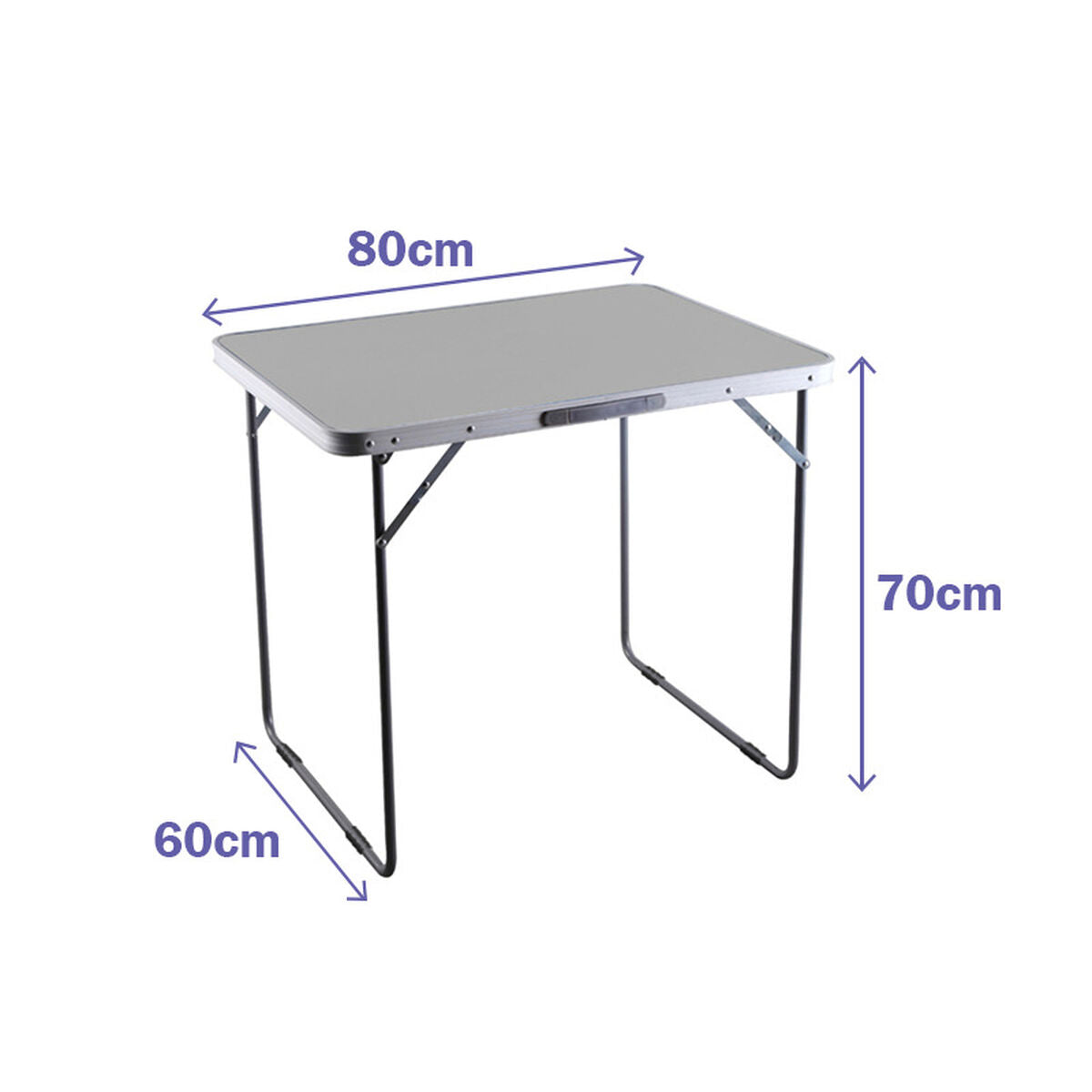 Folding table Marbueno 80 x 70 x 60 cm