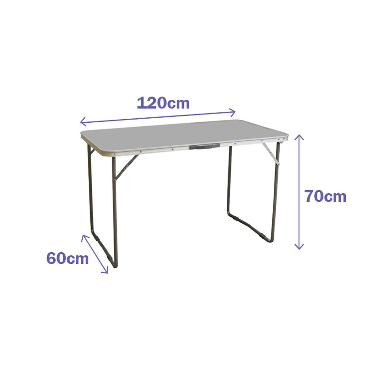 Folding table Marbueno 120 x 70 x 60 cm