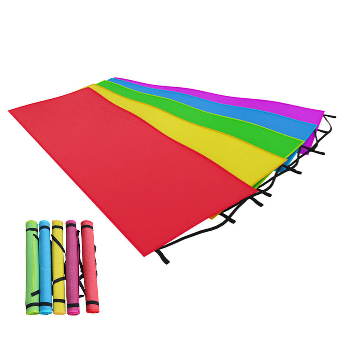 Strandmatta Marbueno Multicolour Plast 60 x 180 cm finns hos Aktivcamping