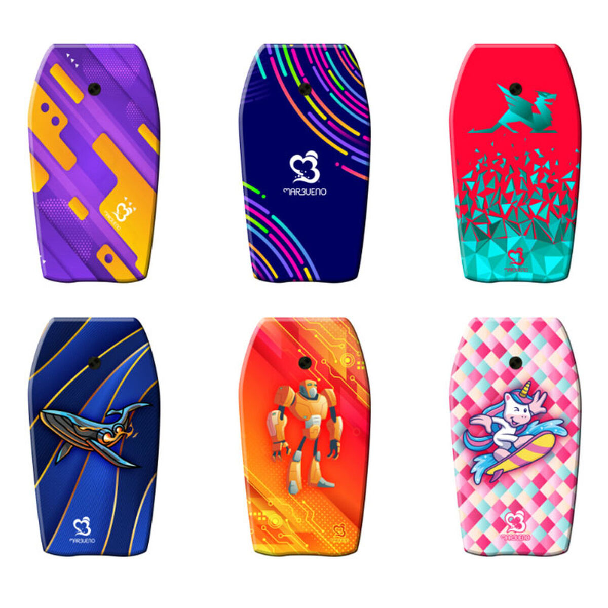 Bodyboard Marbueno Multicolour 4 x 68 x 43 cm finns hos Aktivcamping