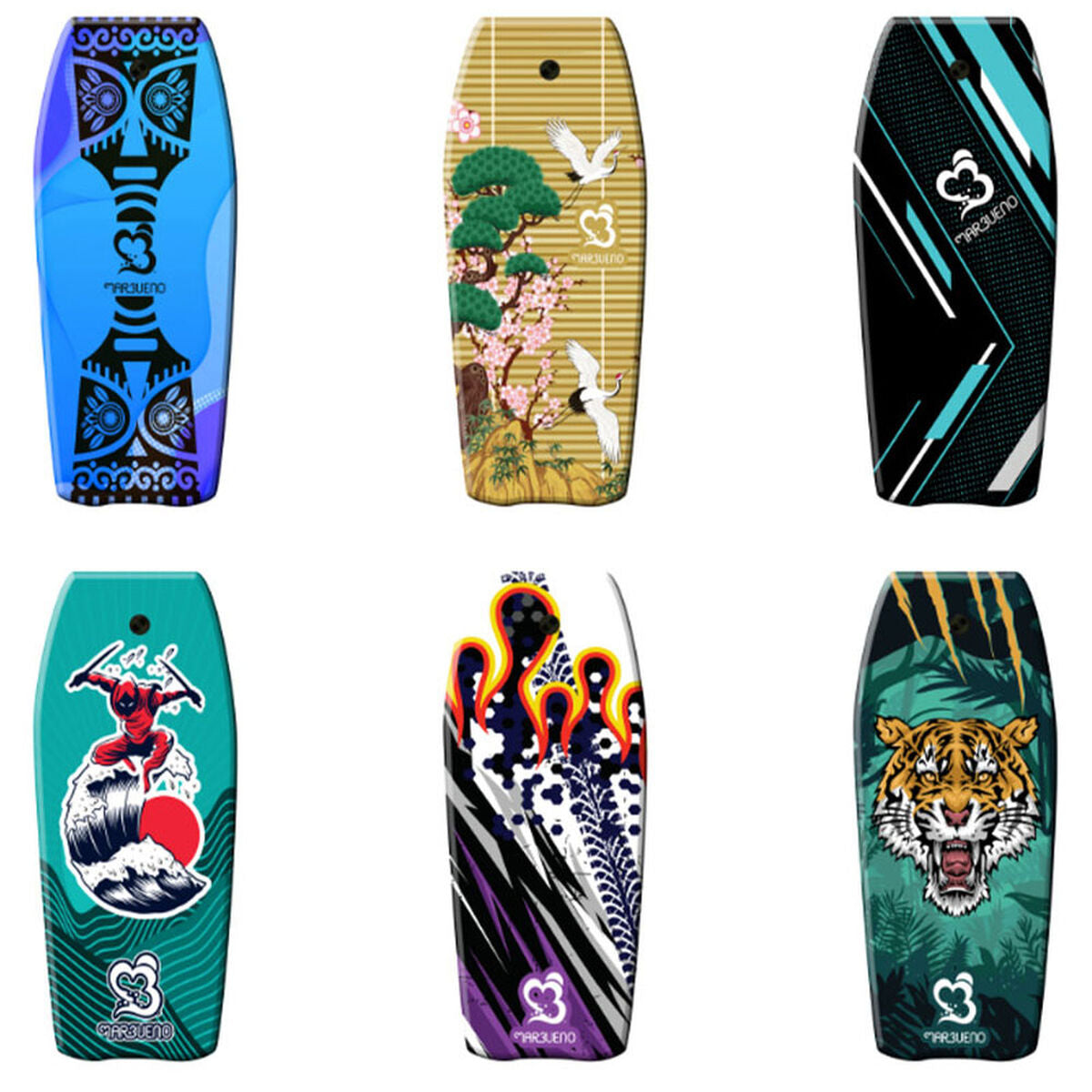 Bodyboard Marbueno Multicolour 5 x 94 x 45 cm finns hos Aktivcamping