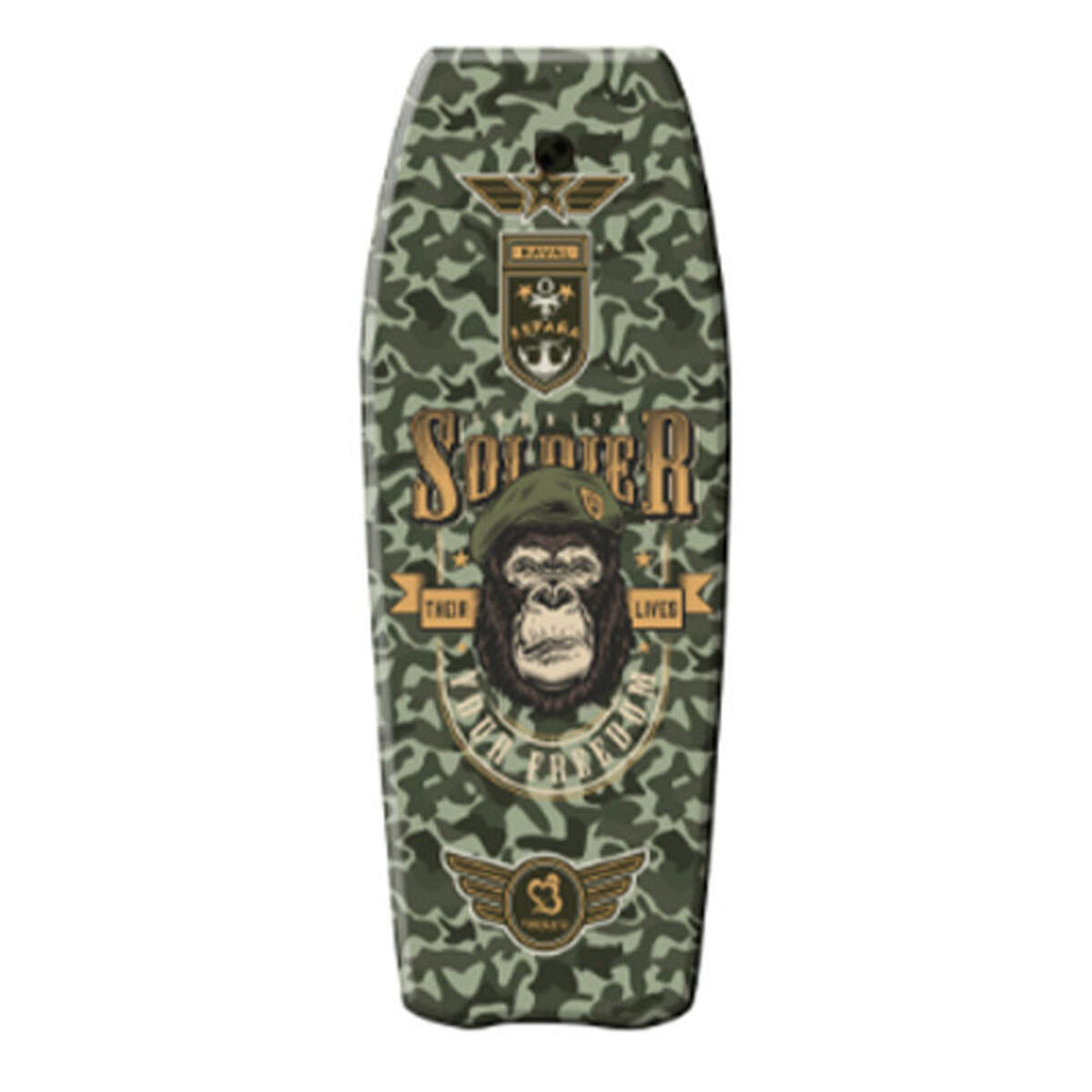 Bodyboard Marbueno Multicolour 5 x 104 x 50 cm finns hos Aktivcamping