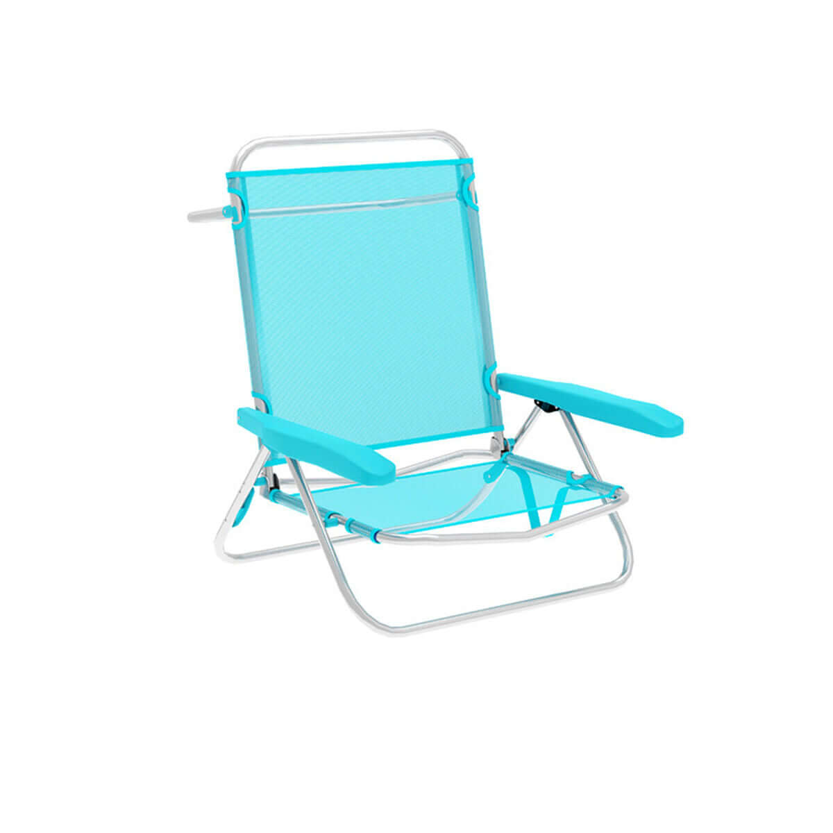 Fällstol 5 Lägen Aluminium Turkos Marbueno Strand och Pool finns hos Aktivcamping