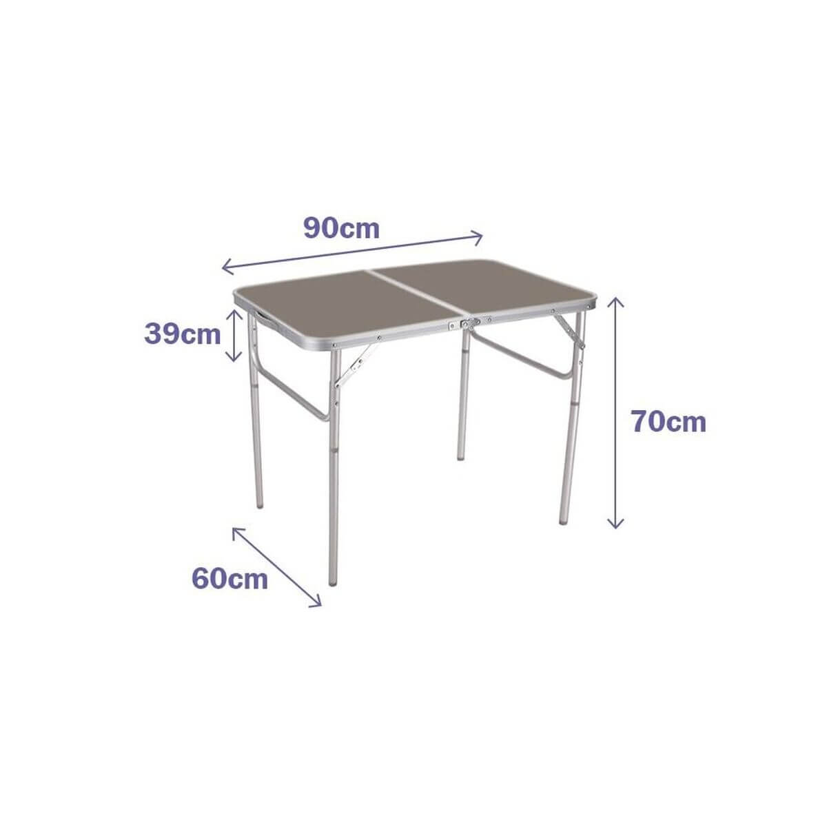 Fällbord Marbueno 90 x 70 x 60 cm finns hos Aktivcamping