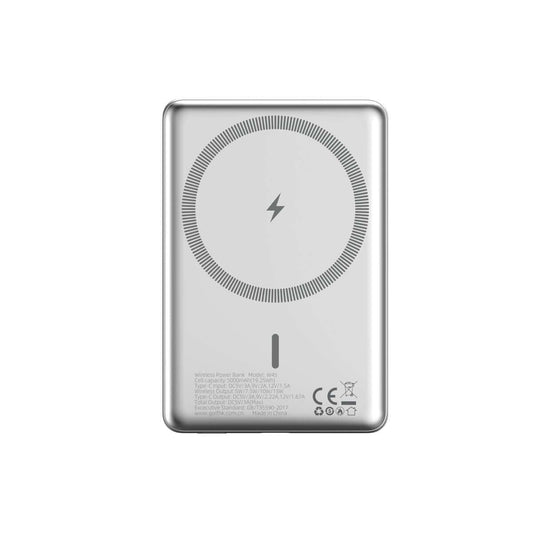 Powerbank DCU 5K MAGSAFE Silver 5000 mAh finns hos Aktivcamping