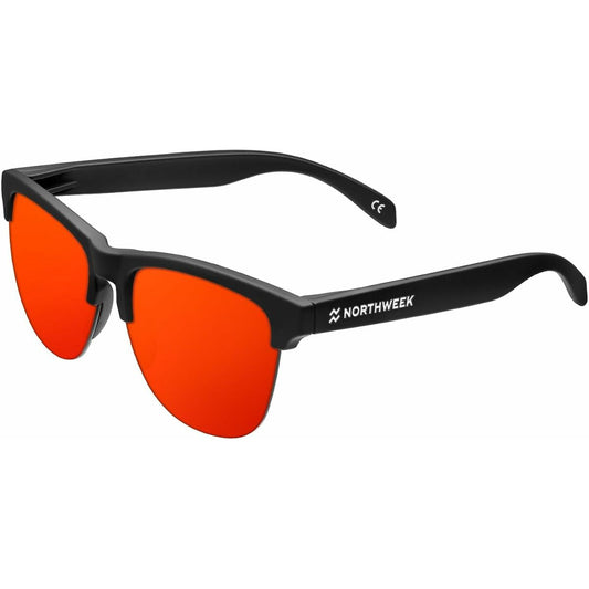 Unisexsolglasögon Northweek Gravity Svart Orange Ø 48 mm finns hos Aktivcamping