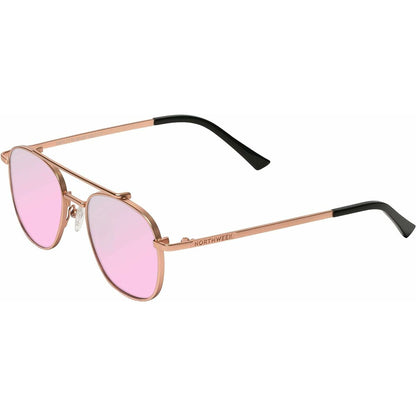 Unisexsolglasögon Northweek Falcon Gyllene Roséguld Ø 42 mm Rosa - finns hos Aktivcamping