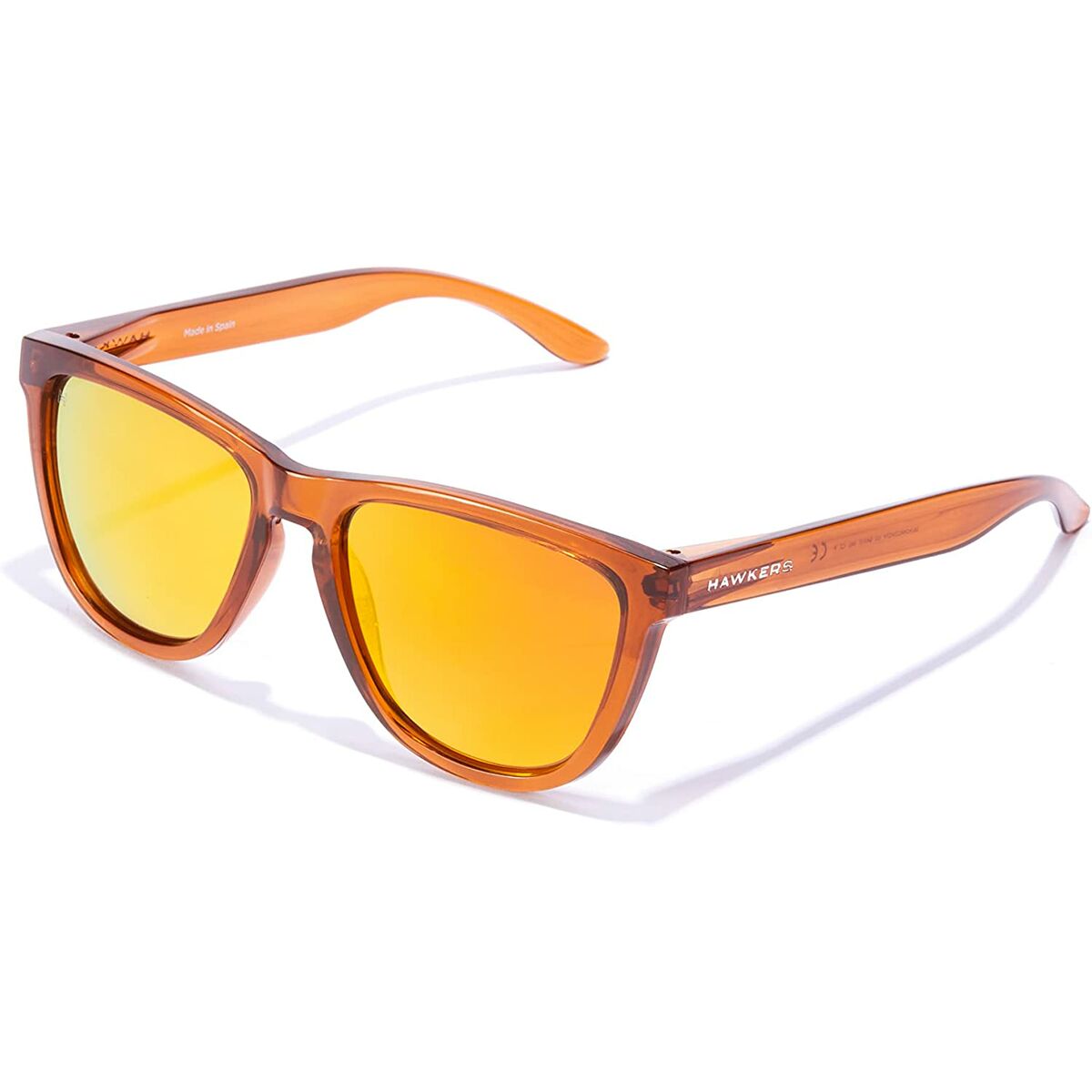 Unisexsolglasögon Hawkers One Raw Rosa Transparent Ø 55,7 mm Polariserad - finns hos Aktivcamping