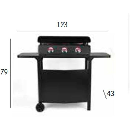 Grillbord Vitrokitchen PGT335N finns hos Aktivcamping