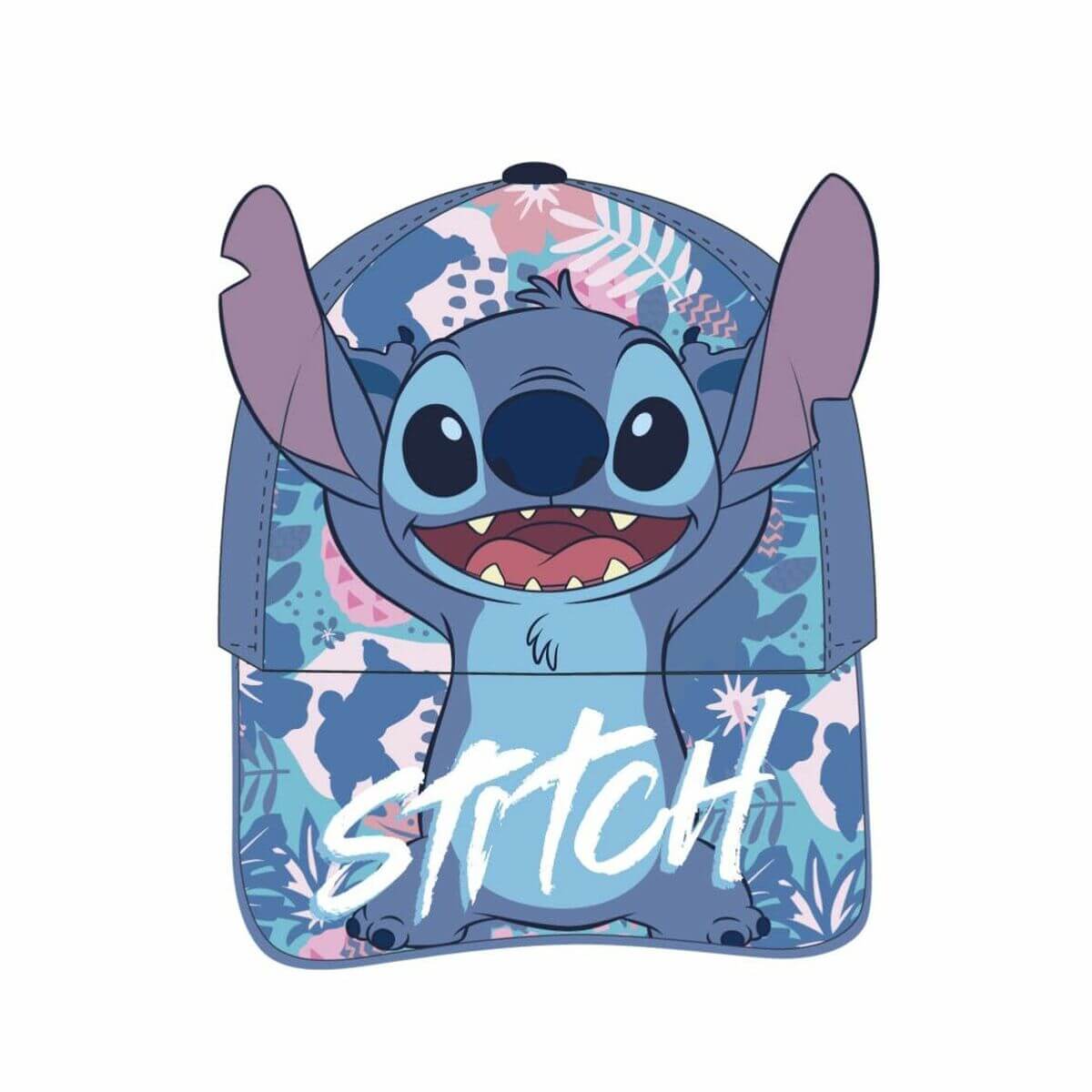 Barnkeps med öron Stitch Blå - finns hos Aktivcamping