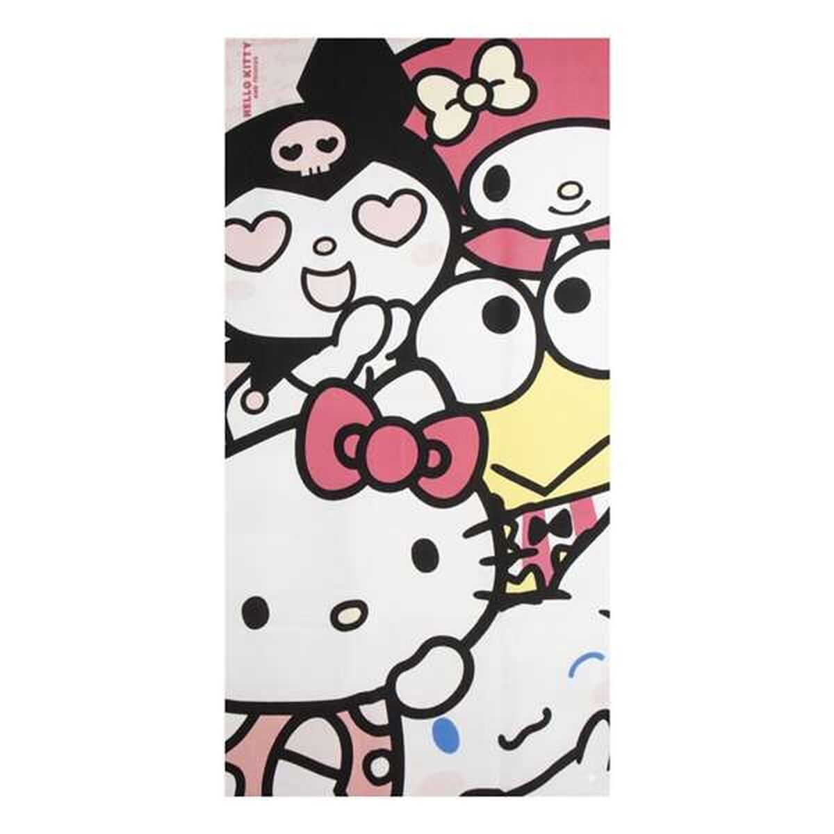 Badhandduk Hello Kitty Ljusrosa 70 x 140 cm finns hos Aktivcamping