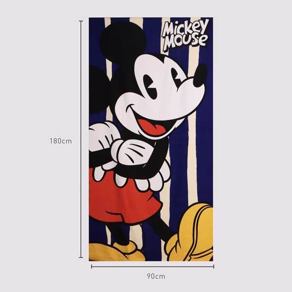 Badhandduk Mickey Mouse 90 x 180 cm finns hos Aktivcamping