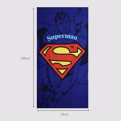 Badhandduk Superman 90 x 180 cm finns hos Aktivcamping