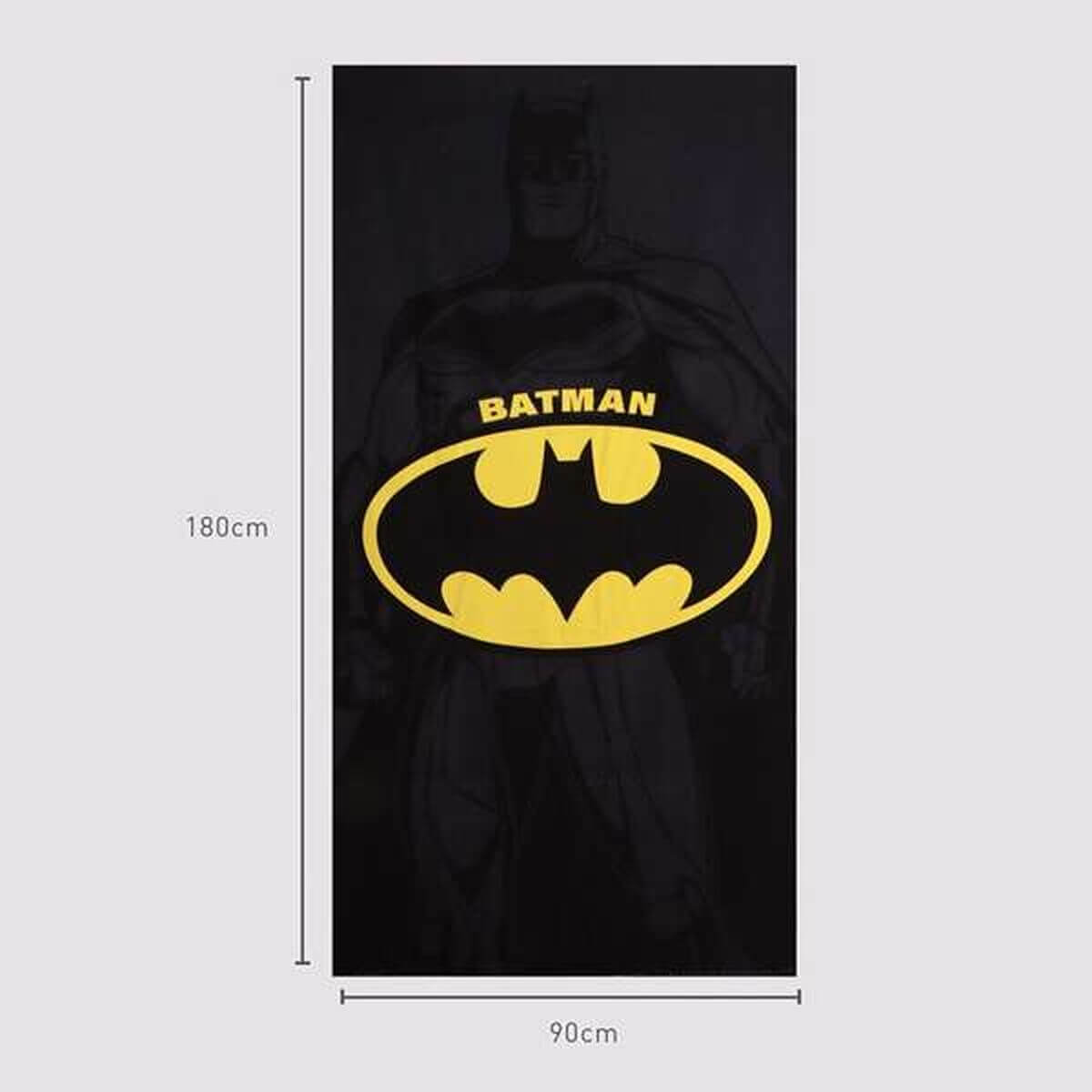 Badhandduk Batman 90 x 180 cm - finns hos Aktivcamping