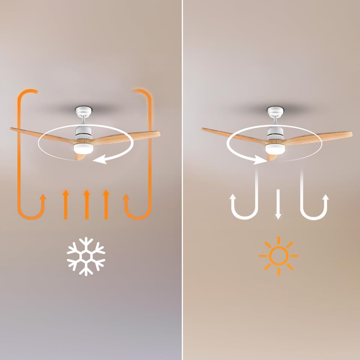 Takfläkt med belysning Cecotec EnergySilence Aero finns hos Aktivcamping