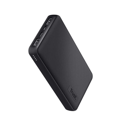 Powerbank Trust Primo Svart 15000 mAh - finns hos Aktivcamping
