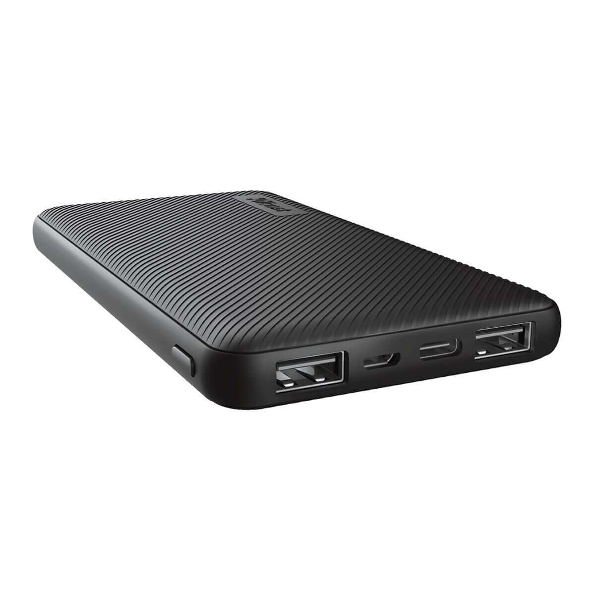 Power bank med dubbel USB Trust Primo Svart 10000 mAh - finns hos Aktivcamping