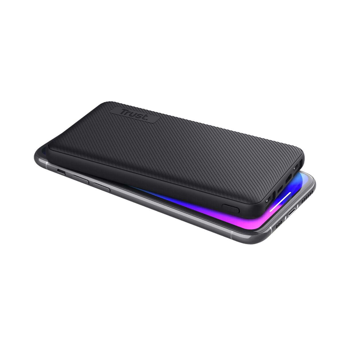 Power bank med dubbel USB Trust Primo Svart 10000 mAh - finns hos Aktivcamping
