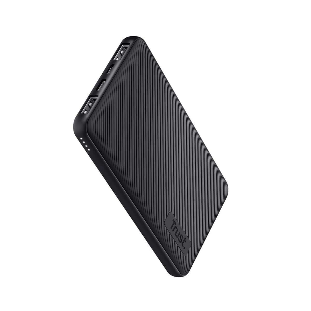 Power bank med dubbel USB Trust Primo Svart 10000 mAh - finns hos Aktivcamping