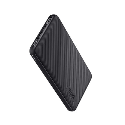 Power bank med dubbel USB Trust Primo Svart 10000 mAh - finns hos Aktivcamping