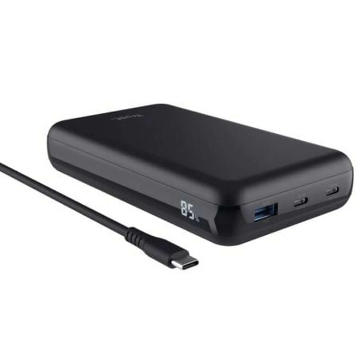 Powerbank Trust 25240 Svart 20000 mAh finns hos Aktivcamping