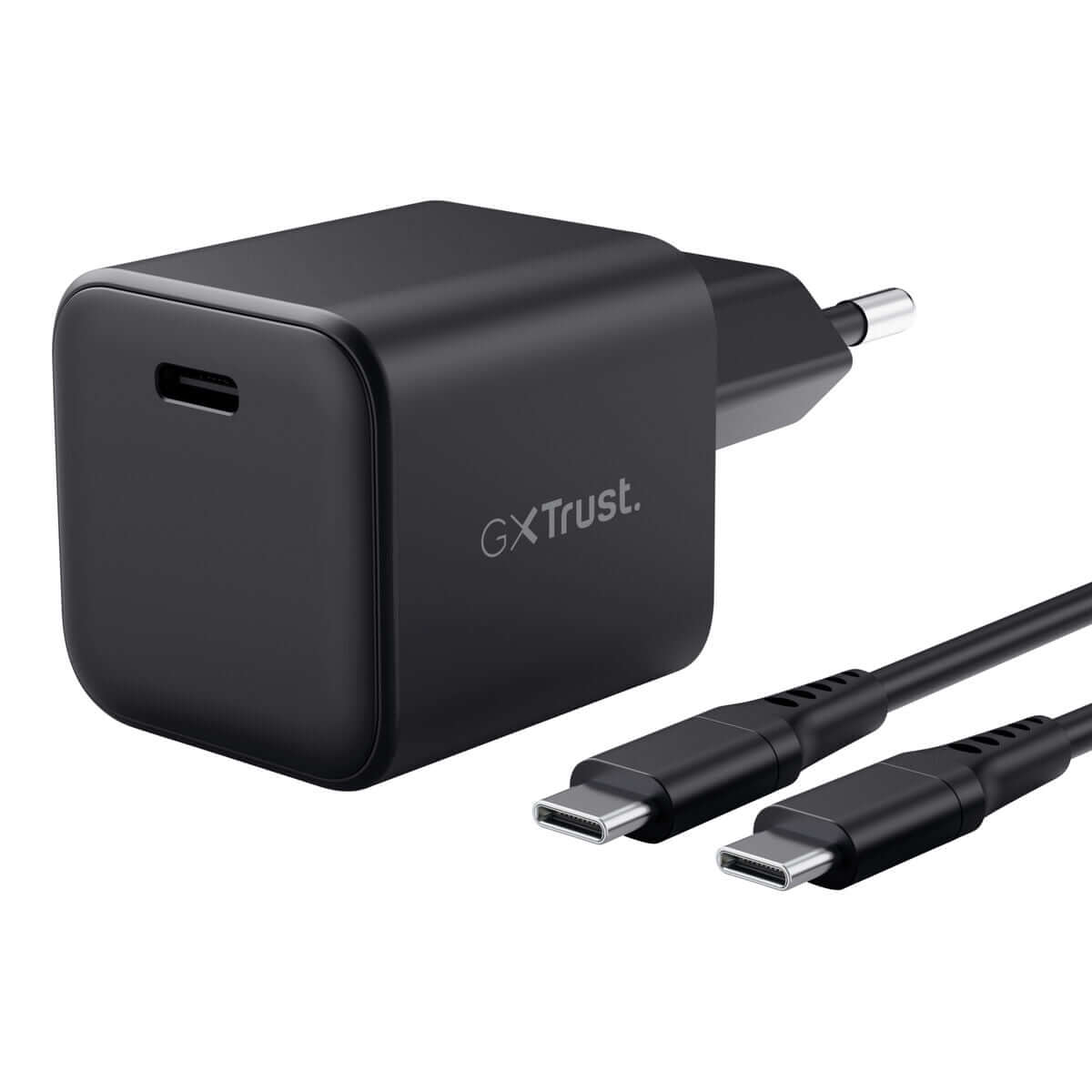 Väggladdare + USB-C kabel Trust 26143 finns hos Aktivcamping