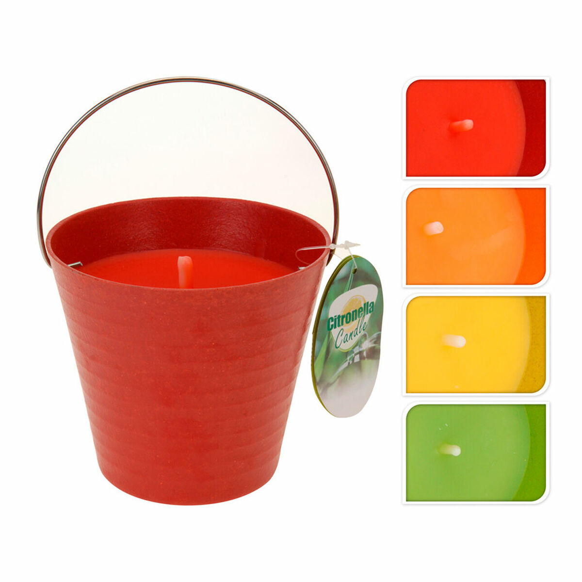 Myggavstötande Ljus 230 g Ø 12,5 x 11 cm Multicolour Citronella