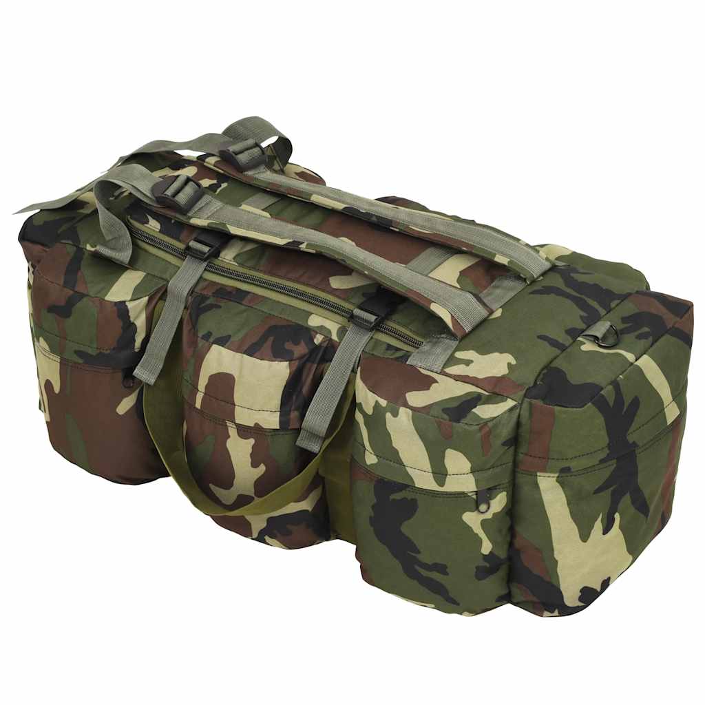 Duffelväska Vidaxl 3-i-1 Army Stil 45 L Kamouflage
