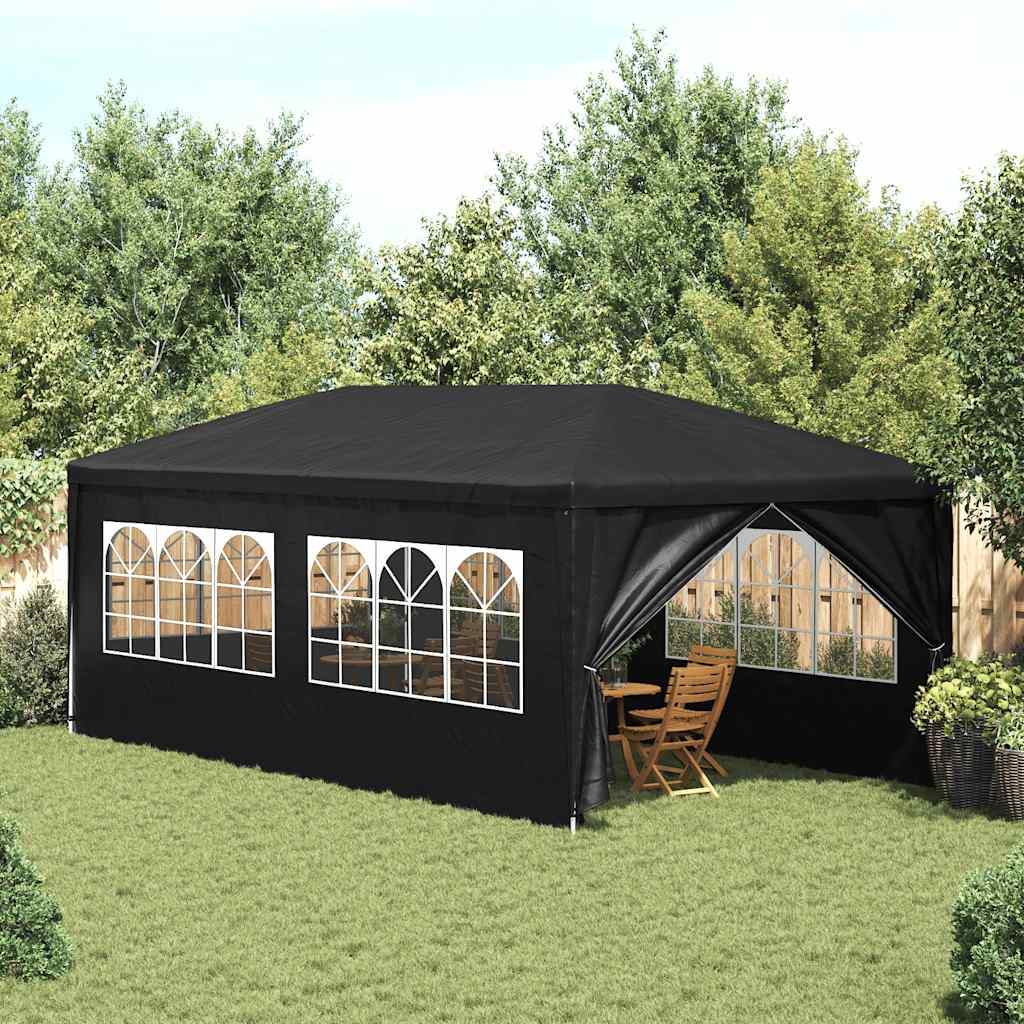 Partytält 3x6 m VidaXL Anthracite Vattentätt UV-beständigt Trädgårdstält