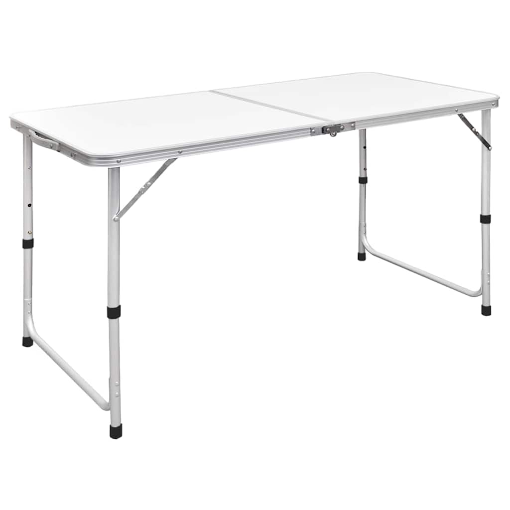 Fällbart Justerbart Campingbord 120x60 cm Aluminium