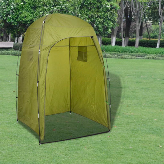 Dusch- och Toaletttält Grönt för Camping och Uteliv