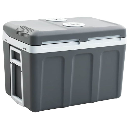 Bärbar kylbox Vidaxl 40L 12V 230V finns hos Aktivcamping