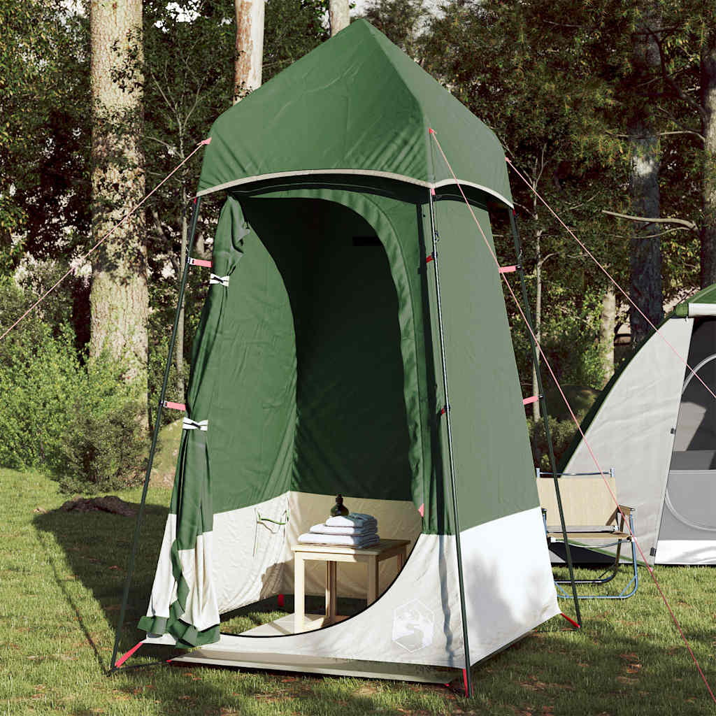 Vattentätt Toalettält VidaXL Grönt Bärbart Camping Duschskydd