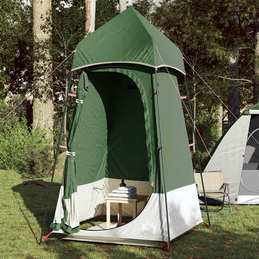 Vattentätt Toalettält VidaXL Grönt Bärbart Camping Duschskydd