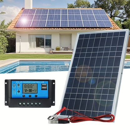 Utomhus Solkraftgenerator med Avtagbar Controller 100A Kompakt finns hos Aktivcamping