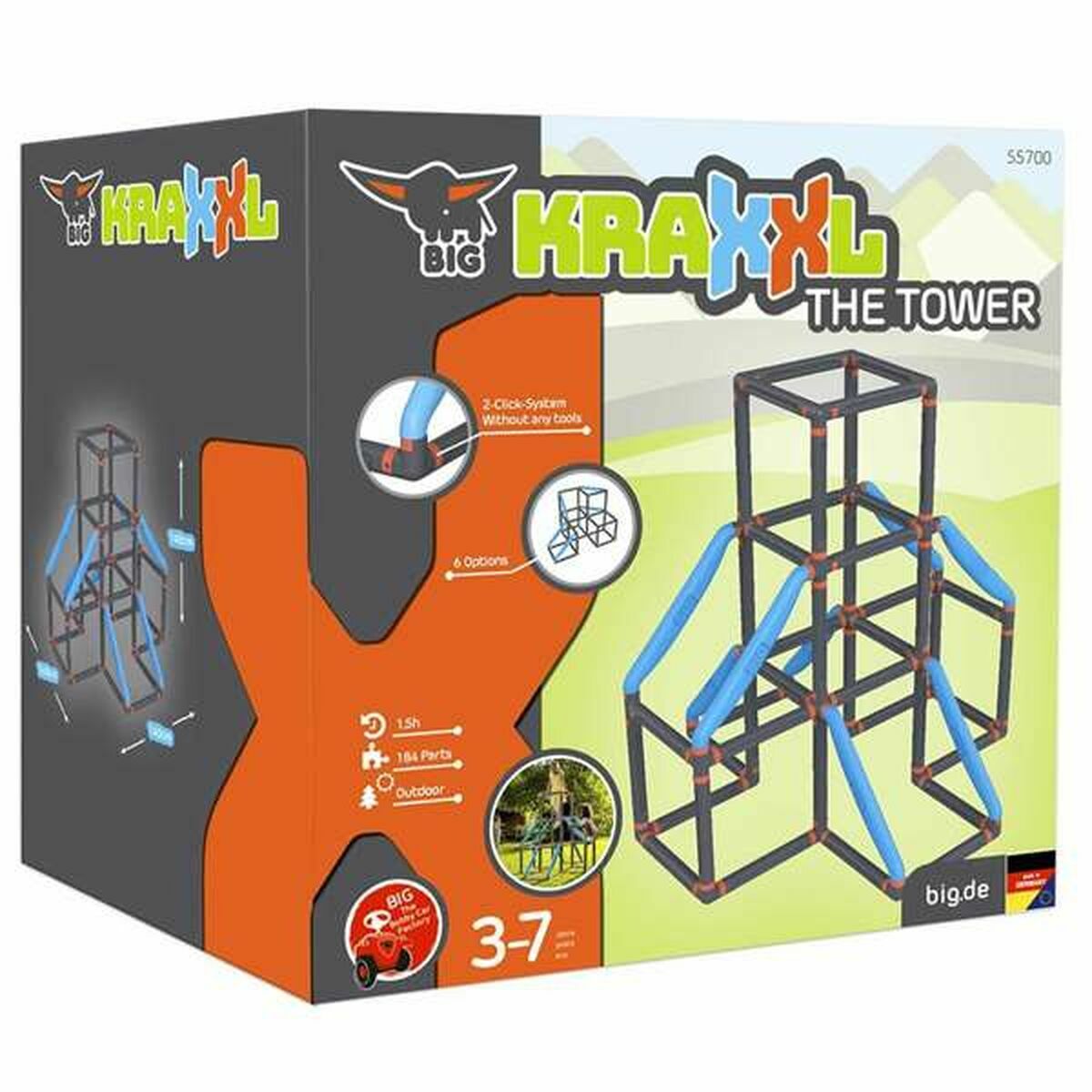 Aktivitetscentrum Smoby BIG Kraxxl The Tower finns hos Aktivcamping