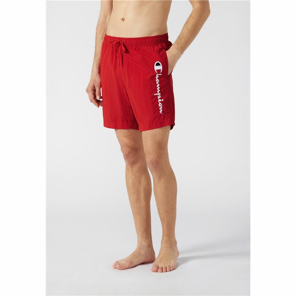 Badbyxor Herr Champion Beachshort Röd finns hos Aktivcamping